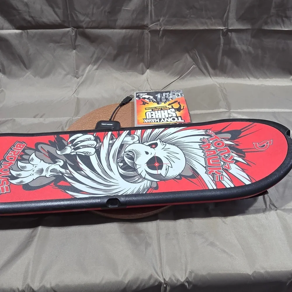 Tony Hawk Shred PS3 Bundle Wireless Skateboard Controller Dongle Birdhouse Game